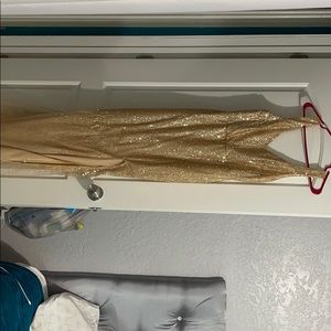 Gold Glitter Dress